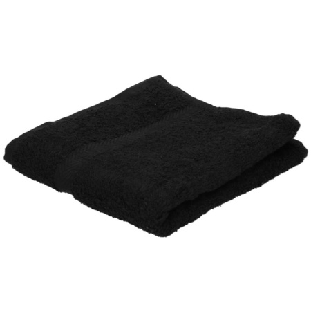 Black towels 50 x 90 cm 550 grams