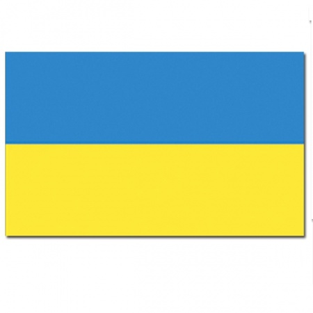 Oekraiense landen vlag goede kwaliteit 100 x 150 cm