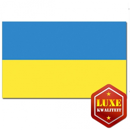 Oekraiense landen vlag goede kwaliteit 100 x 150 cm