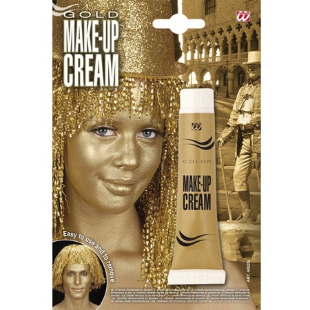 Gouden make-up tube