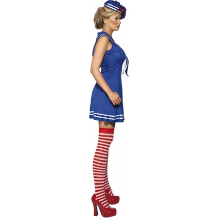 Sailor cutie dress with hat and stockings