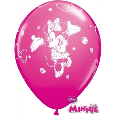 Minnie Mouse party ballonnen 12x stuks