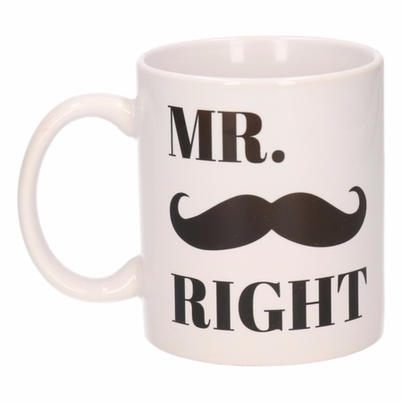 Mr. Right koffiemok / beker 300 ml