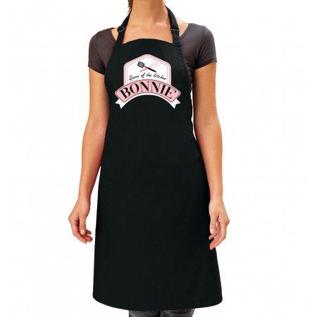 Queen of the kitchen Bonnie apron black for women