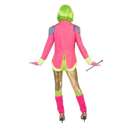 Neon pink circus director jacket for women