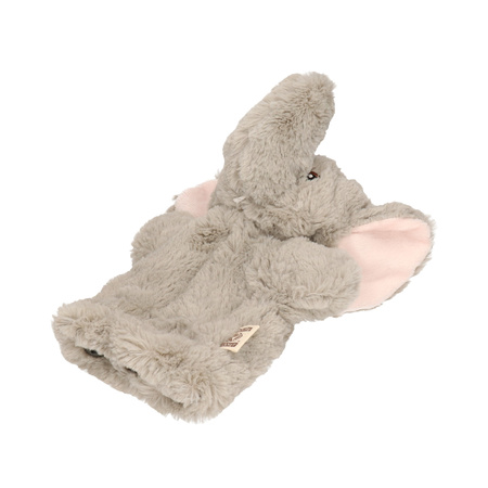 Handpop / knuffel olifant pluche 22 cm