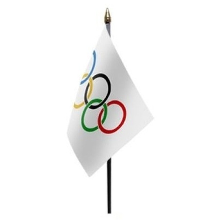 Olympisch vlaggetje van polyester