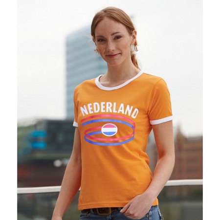 Dames shirtje met de Nederlandse vlag