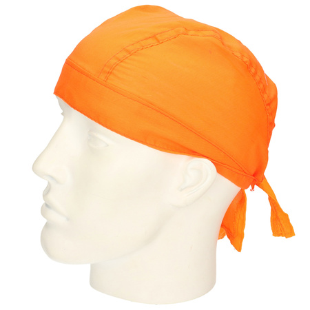 Oranje bandana voor dames en heren uni 1