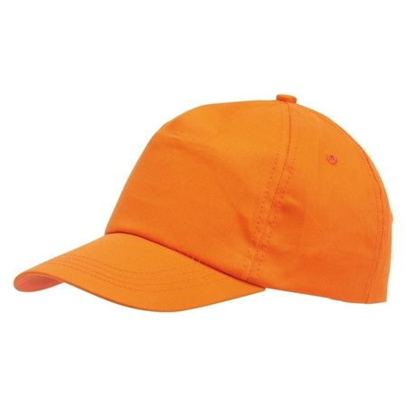 Orange baseball cap for adults