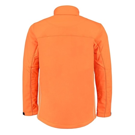 Oranje polyester herenjas
