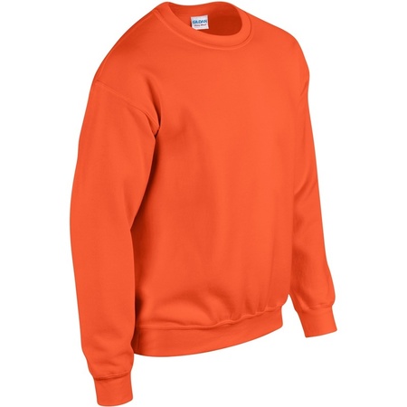 Oranje heren truien/sweaters met ronde hals