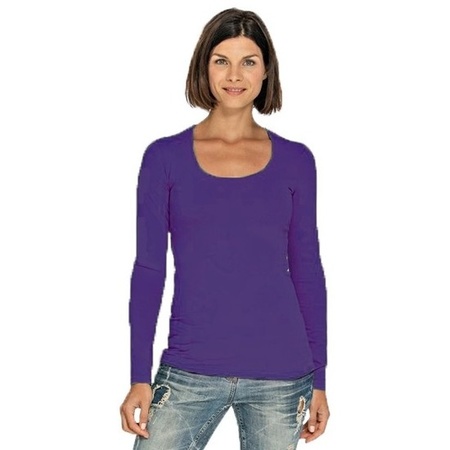 Purple longsleeve womens shirt