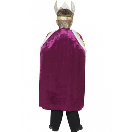 Purple kings costume for kids