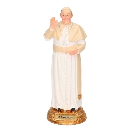Paus Franciscus beeldje 15 cm
