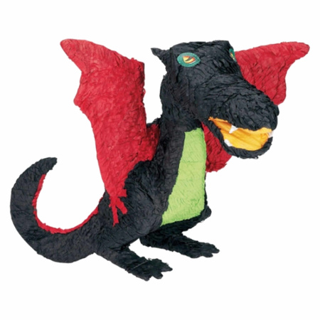Dragon pinata set with stick and mask