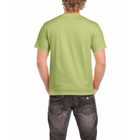 Voordelig pistache groen T-shirt voor volwassenen