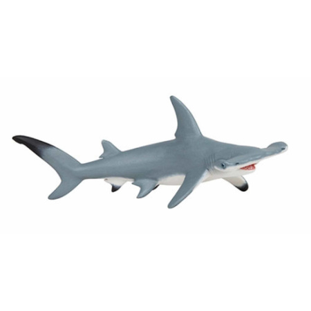 Plastic hamer haai speeldiertje 17 cm