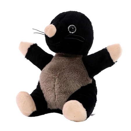 Plush animal mole cuddly soft toy 14 cm 