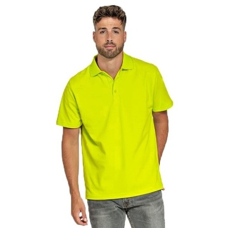 Polo shirt lemon yellow for men