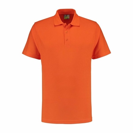 Poloshirt oranje voor heren
