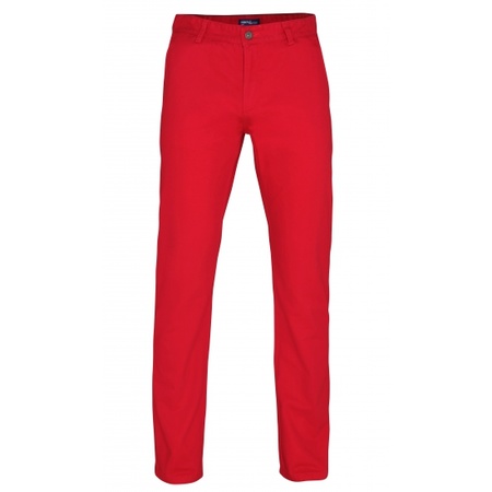 Rode casual pantalon voor heren