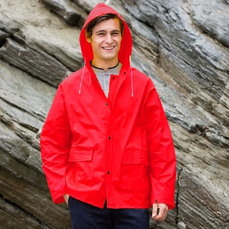 Red raincoat Splash for adults