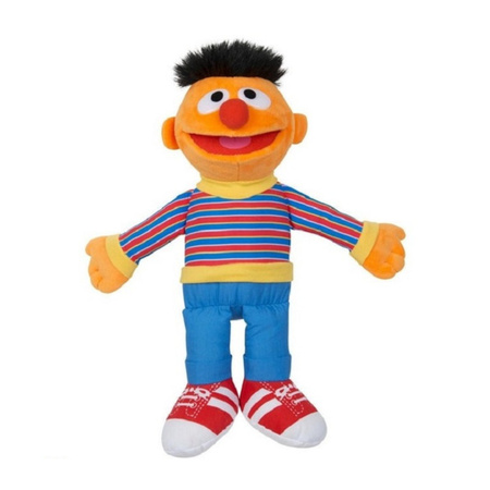 Sesamstraat soft toy doll - Ernie - fabric - 29 cm/38 cm standing - Cartoon figures.