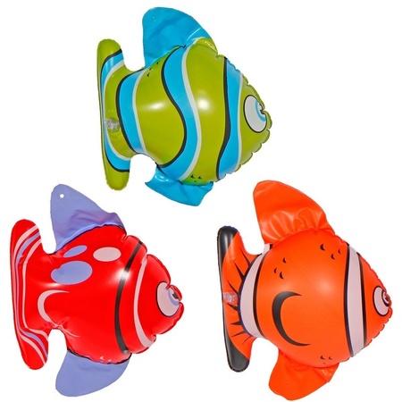 4 stuks Opblaasbare decoratie zeedieren