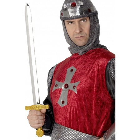 Smiffys Ridders verkleed/speelgoed zwaard - plastic - 65 cm