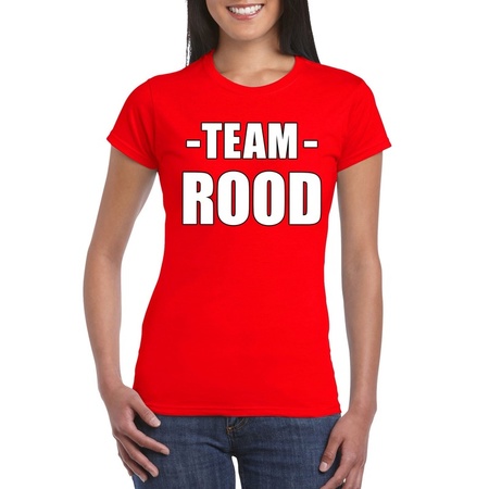 Team red t-shirt women