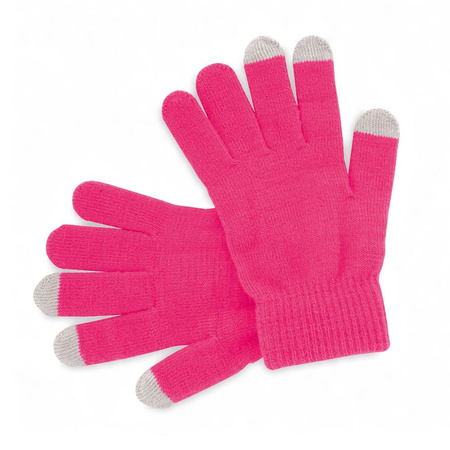 Touchscreen gloves pink