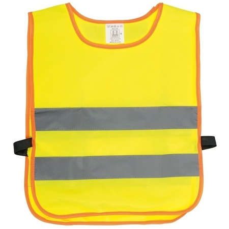 Veiligheidsvest fluorescerend geel voor kinderen