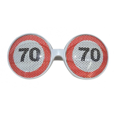 Verkeersbord bril 70 jaar