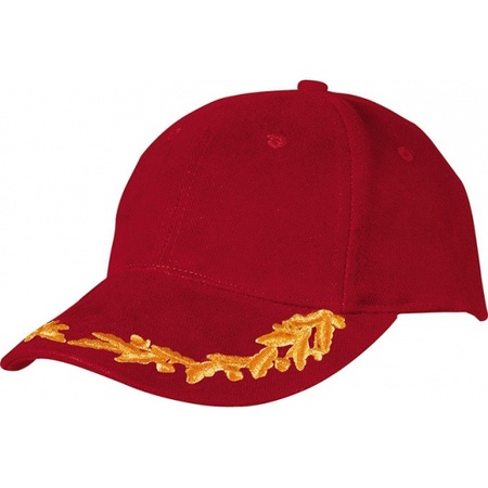 Luxe baseballcap met geborduurd embleem
