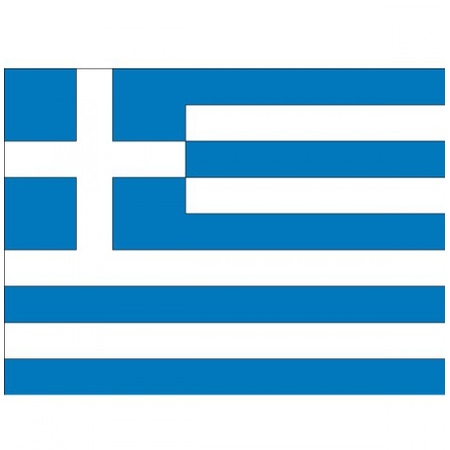 Stickertjes van vlag van Griekenland
