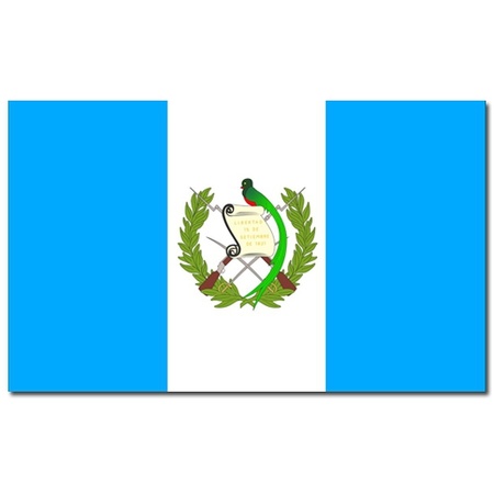 Gevelvlag/vlaggenmast vlag Guatemala 90 x 150 cm