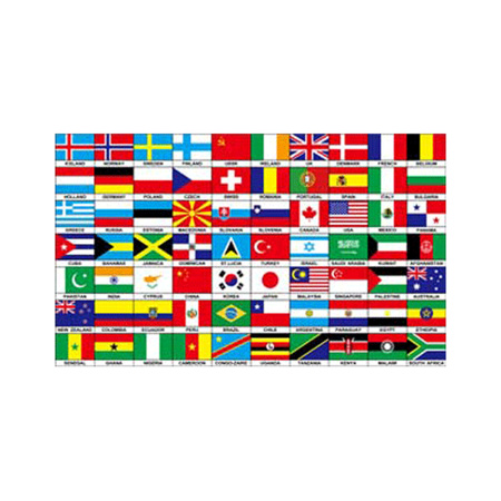 70 wereldlanden vlag