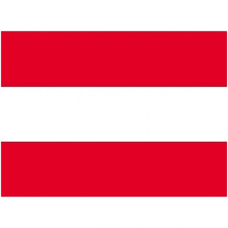 Stickertjes van vlag van Oostenrijk