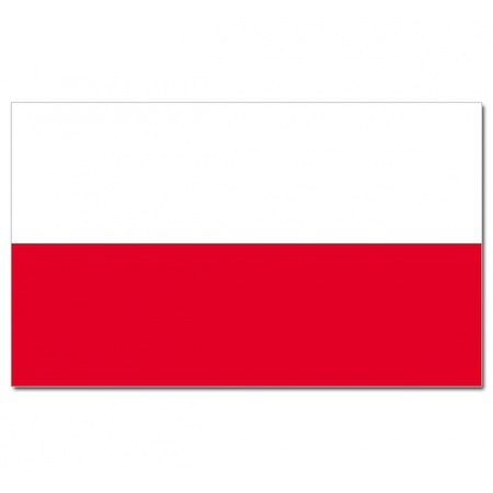 Gevelvlag/vlaggenmast vlag Polen 90 x 150 cm