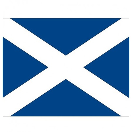 Stickertjes van vlag van Schotland