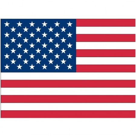 Stickertjes USA/Amerika vlag