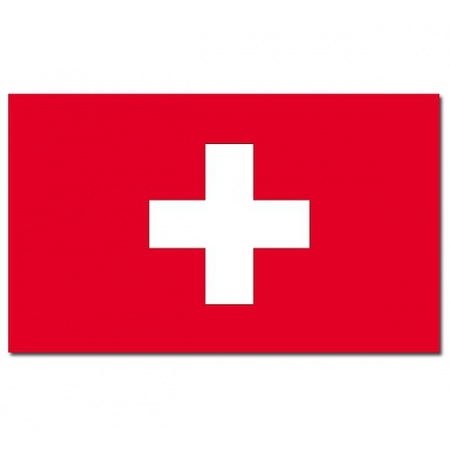 Gevelvlag/vlaggenmast vlag Zwitserland 90 x 150 cm