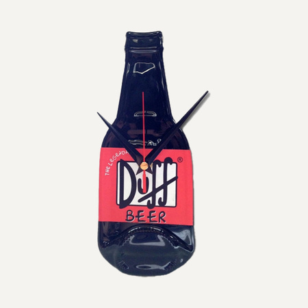 Originele Duff bierfles klok