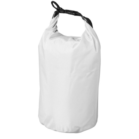 Waterdichte duffel bag/plunjezak 10 liter wit