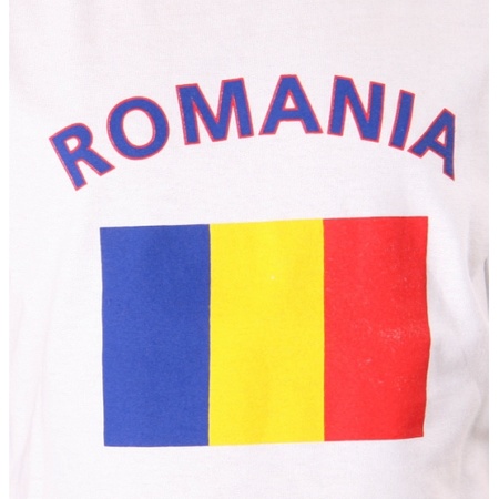 Roemeense vlag t-shirts voor kinderen