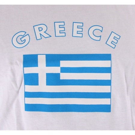 Mouwloos t-shirt met Griekse vlag