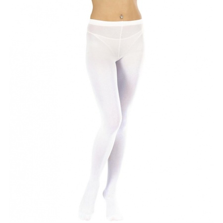Witte dames panty maillot
