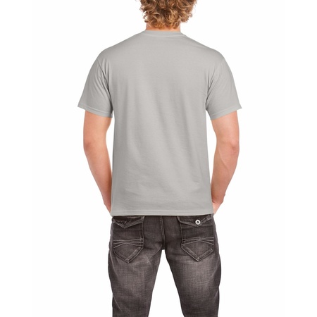 Ice grey cotton shirt for adults