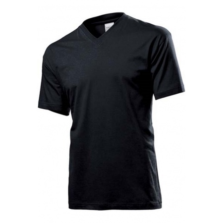 Black t-shirt with v-neck